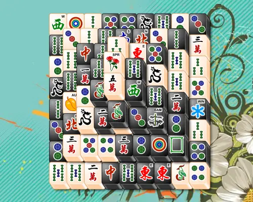 Mahjong Schwarz & Weiß